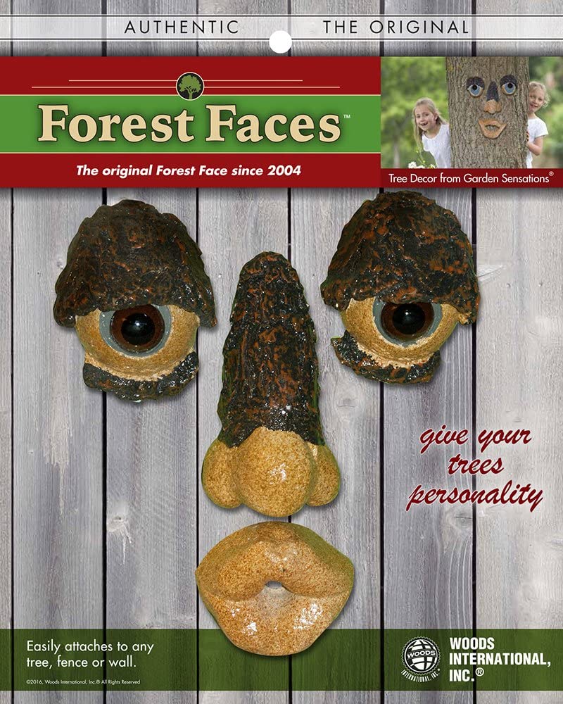 Woods International  Kissy Forest Tree Face – Fun Garden Ornament Statue