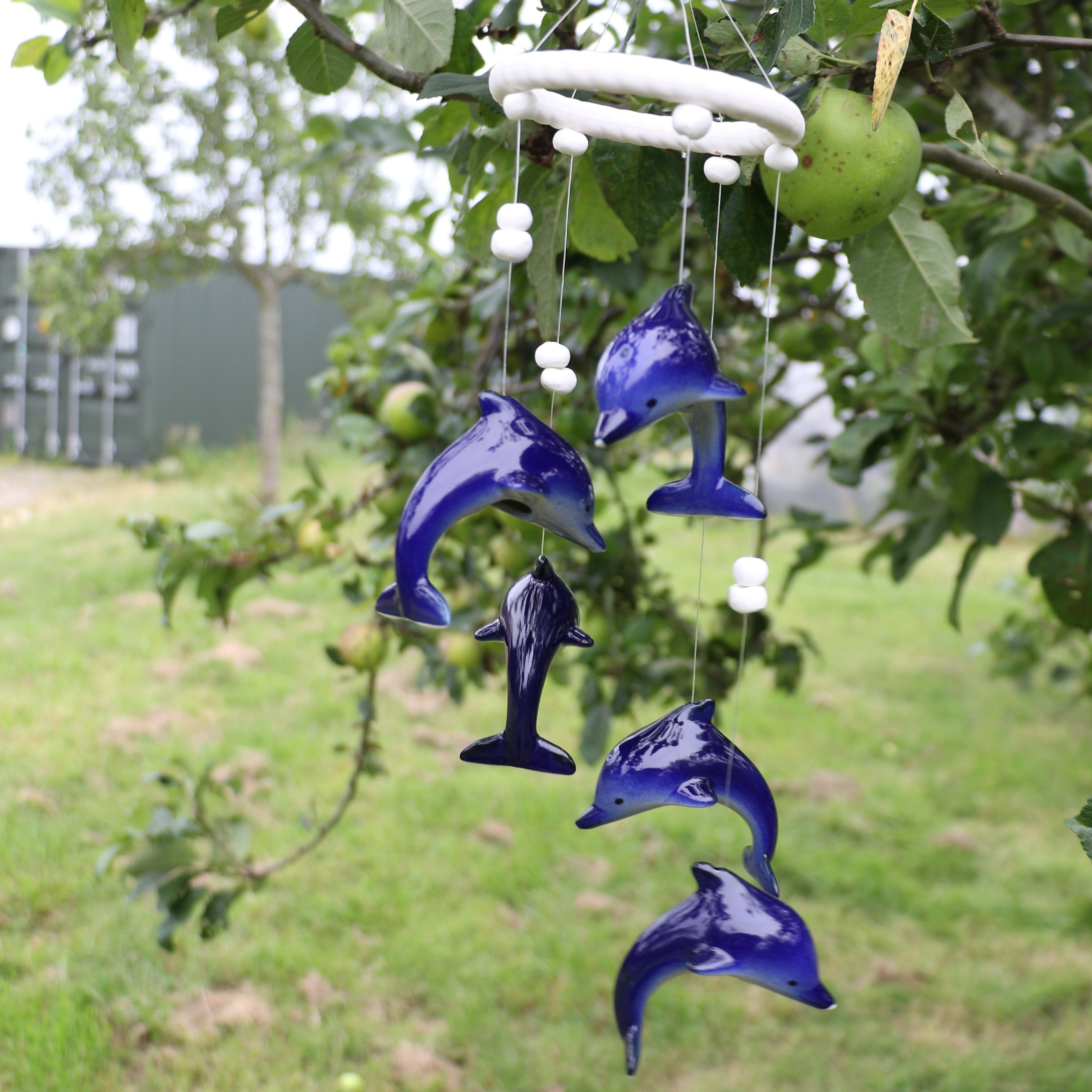Hand Crafted Ornamental Dolphin Wind Chime