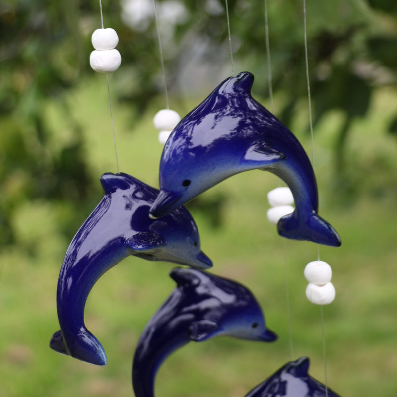 Hand Crafted Ornamental Dolphin Wind Chime