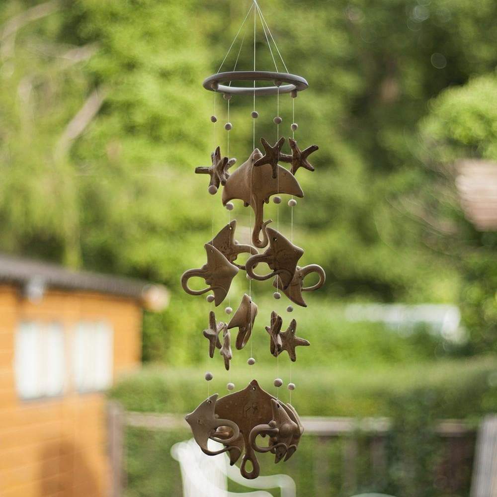 Manta Ray Sea Wind Chime - Hand Crafted Ornamental Wind Chime