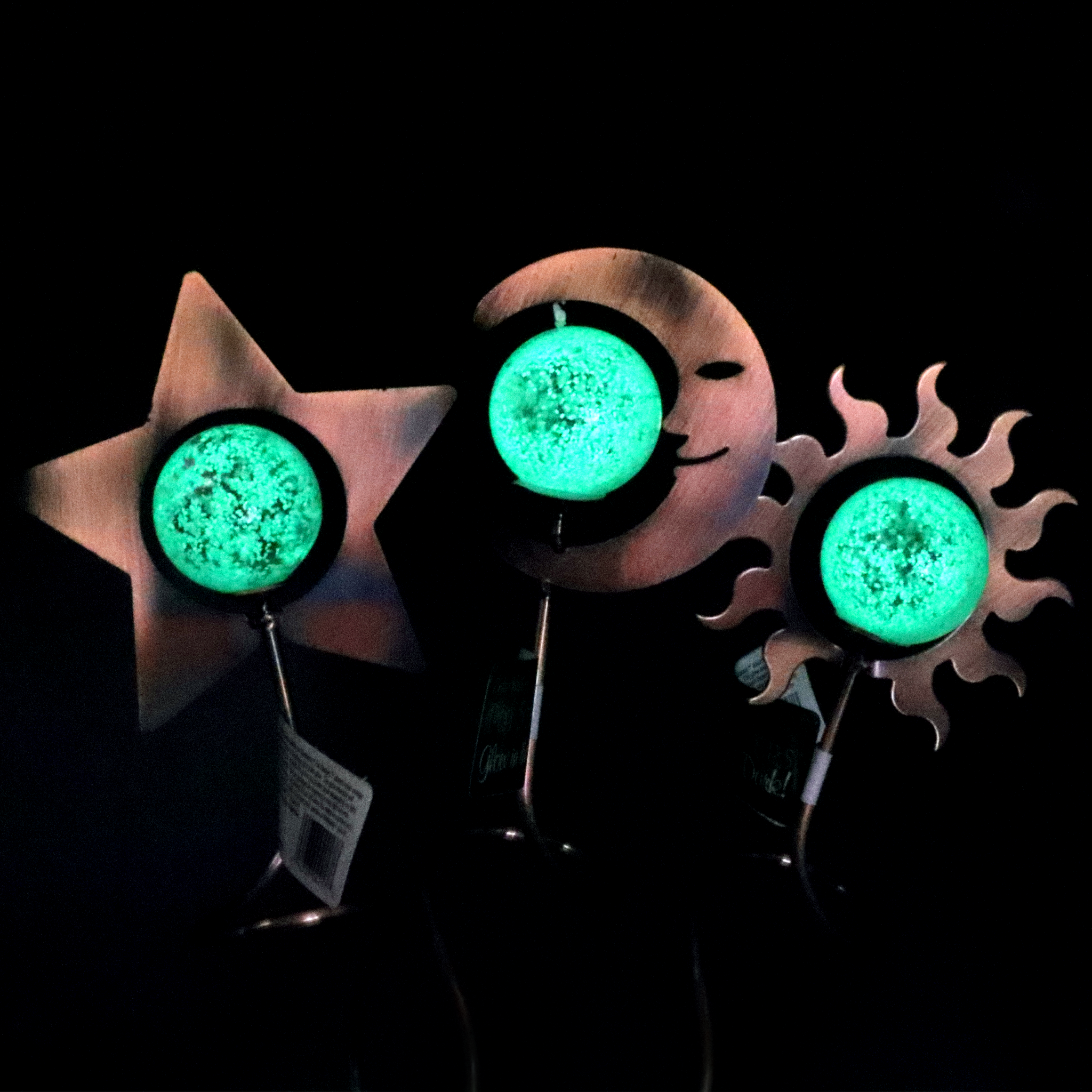 Echo Valley - Glow in the Dark Plant Pot Stakes 3 Pack