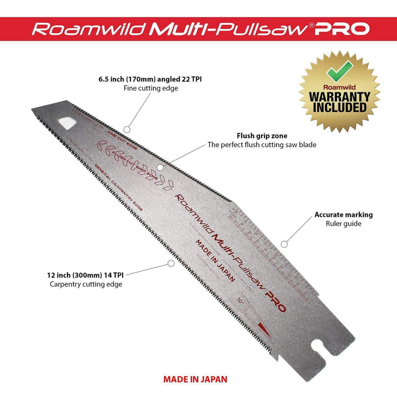 Roamwild Multi Pull Saw PRO - 2 Pull Saws In 1