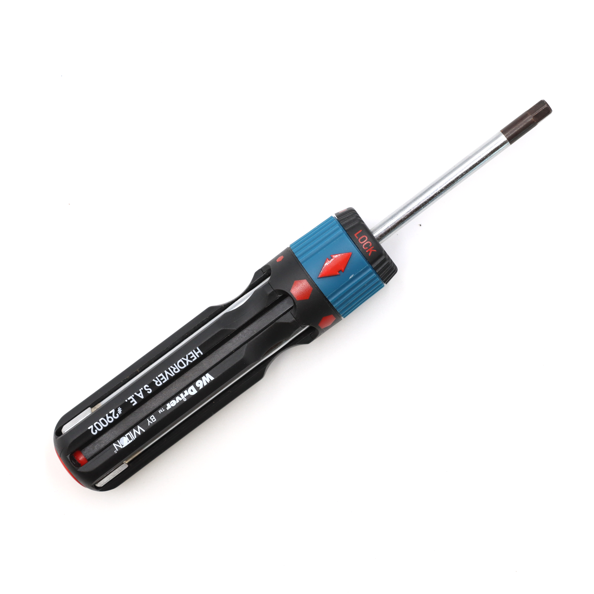 W6 Driver - 6 Handy Hex keys in One. (Hexdriver Imperial)