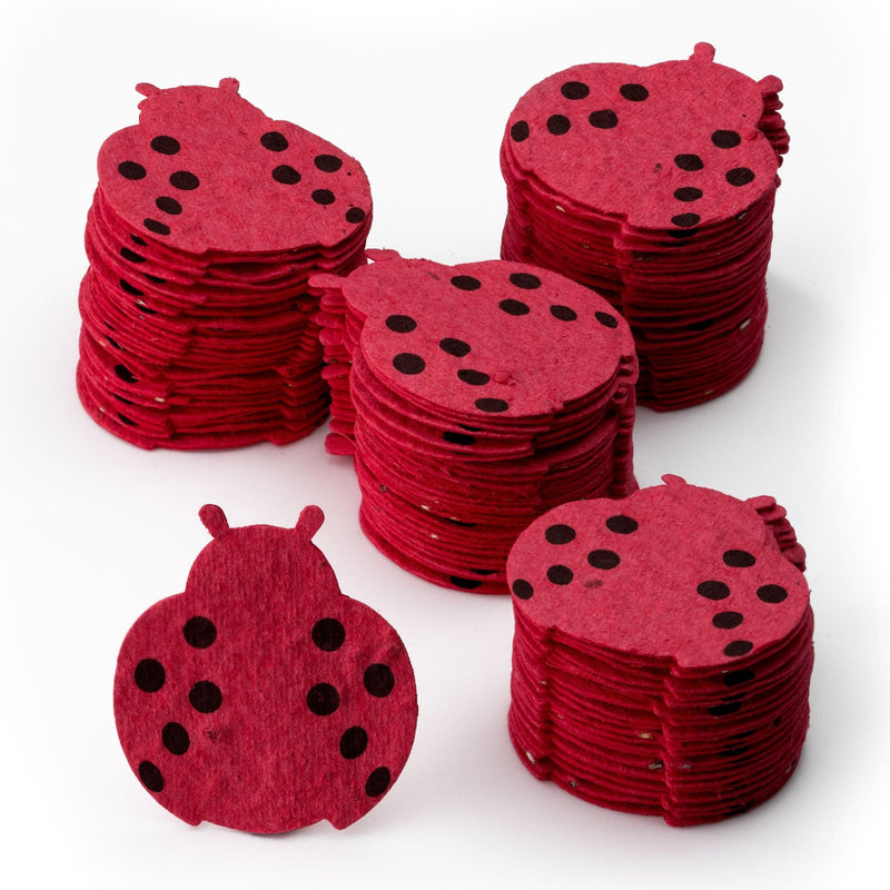 Roamwild Seeded Paper Shapes - Pack Of 100 (Ladybird)