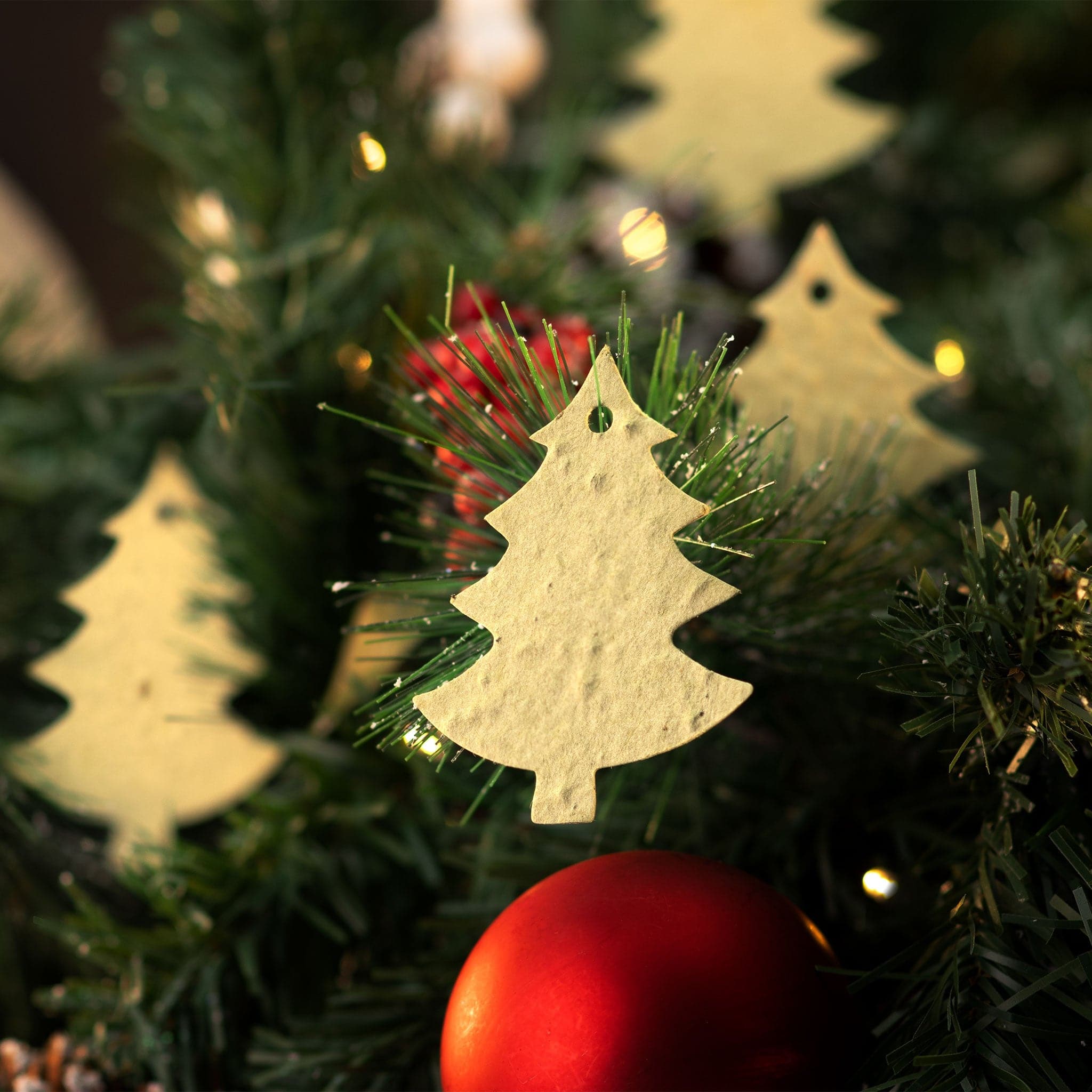 Roamwild Seeded Paper Shapes - Pack Of 100 (Christmas Tree)