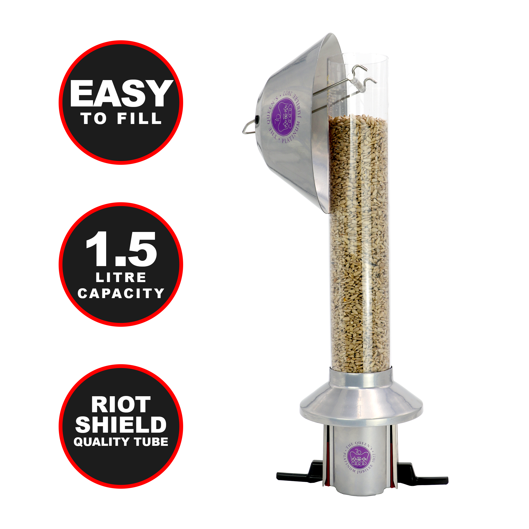 Roamwild PestOff Bird Feeder | Queen Elizabeth II Platinum Jubilee Tribute