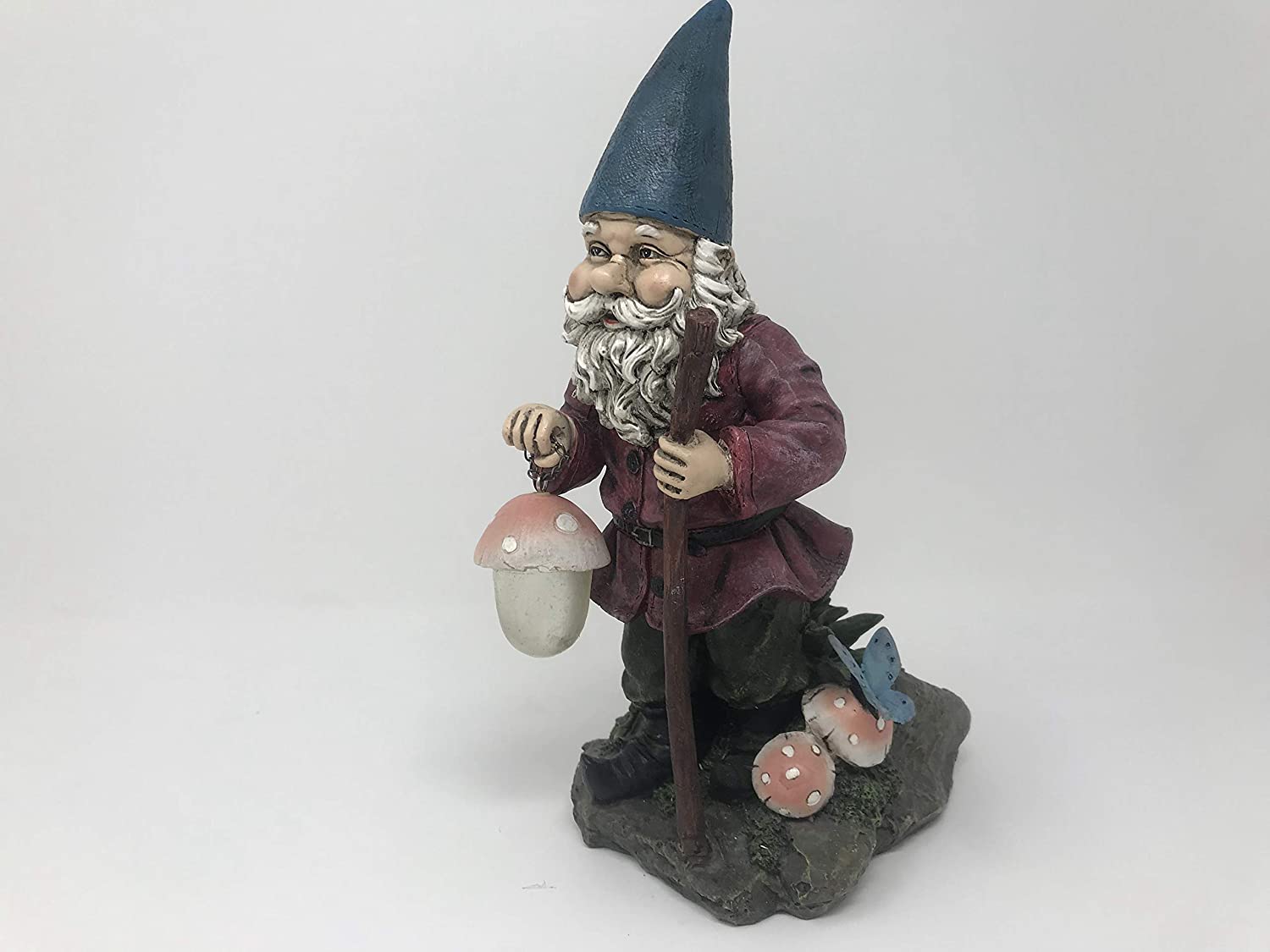 Solar Gnome Statue Garden Ornament