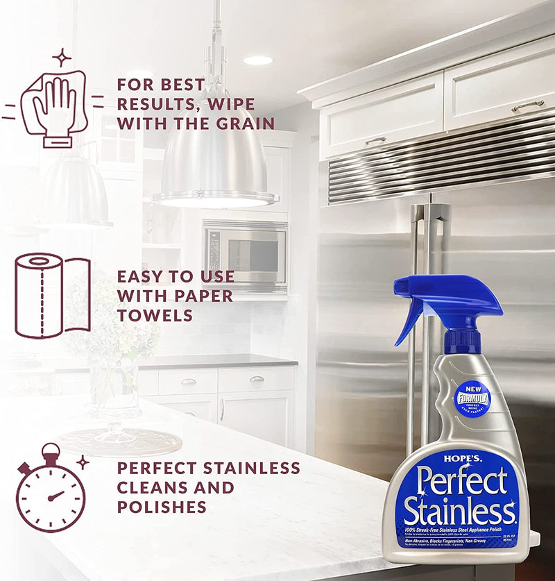 Hope's Perfect Stainless Steel Cleaner and Polish 650 ml
