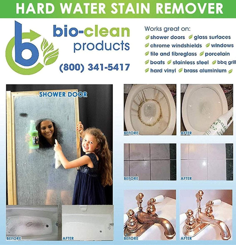 Bio Clean Instant Hard Water Stain Remover 40 oz | Jumbo Size Mega Value Bottle