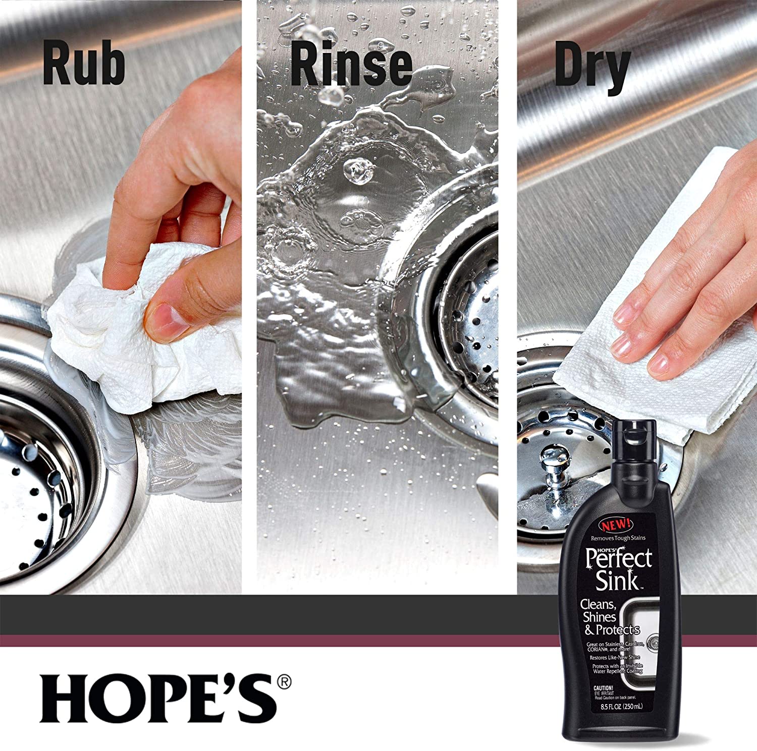 Hope's Perfect Sink Cleaner and Polish 250 ml