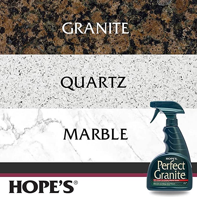 Hope’s Perfect Granite & Marble Countertop Cleaner, Stain Remover and Polish 650 ml