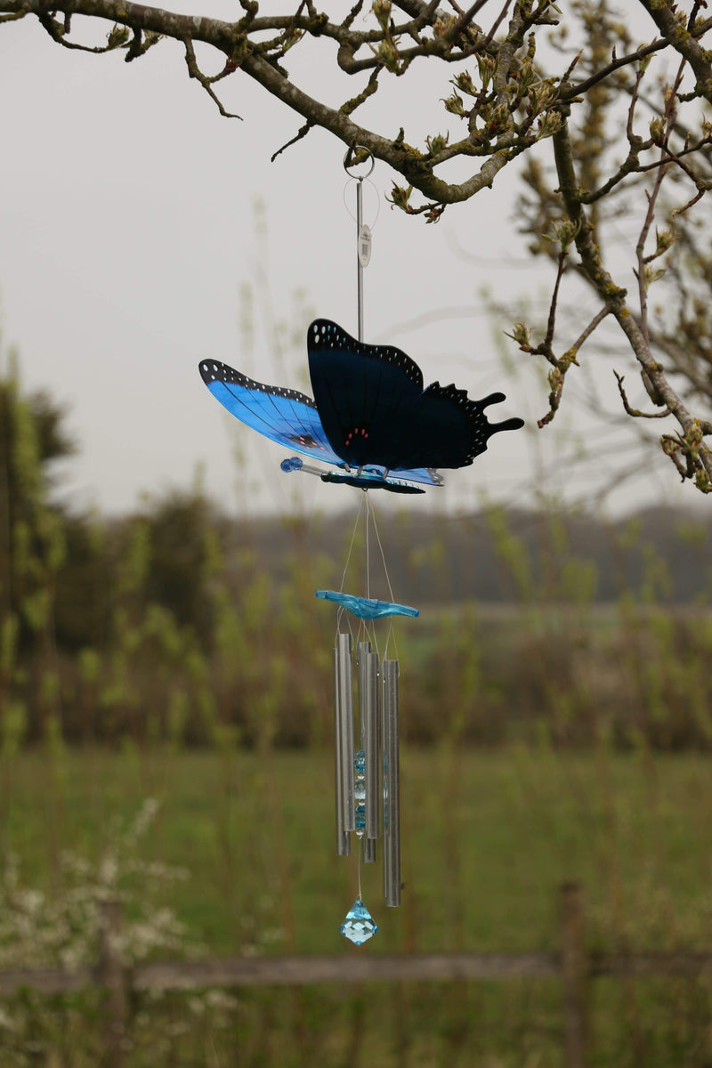 Ornate Butterfly Wind Chimes