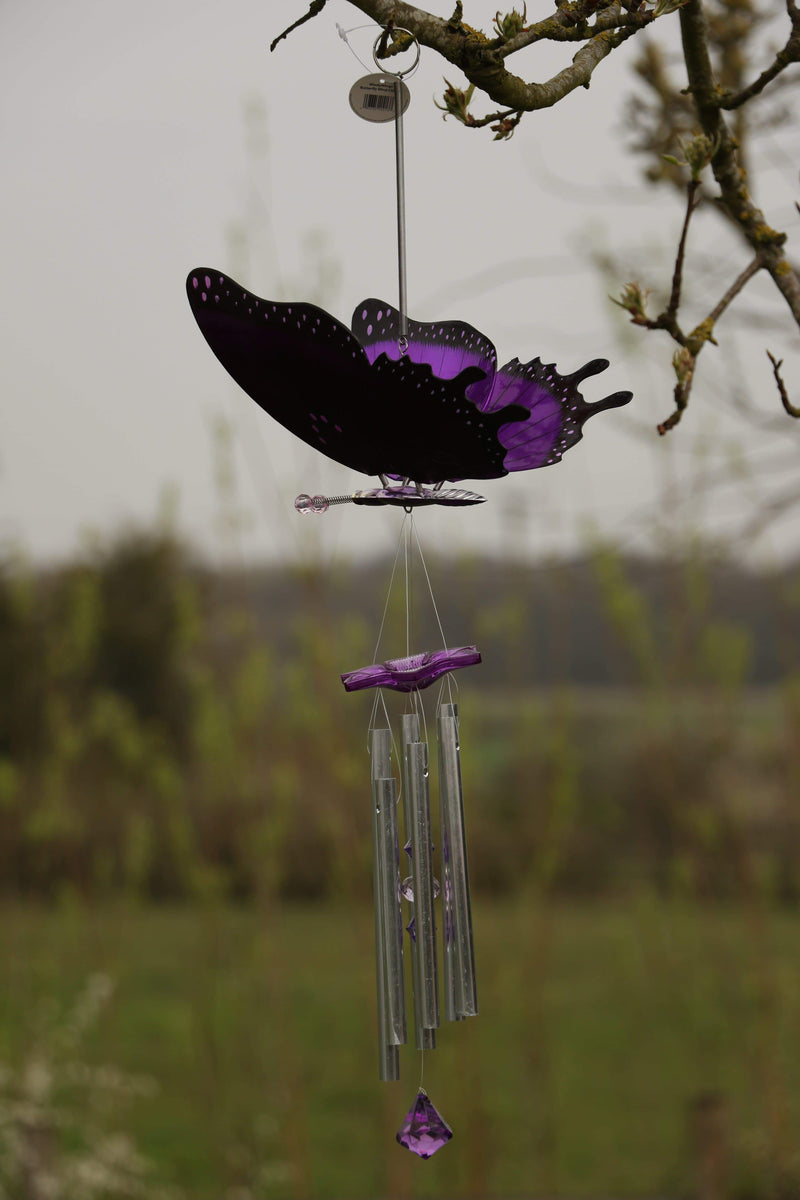 Ornate Butterfly Wind Chimes