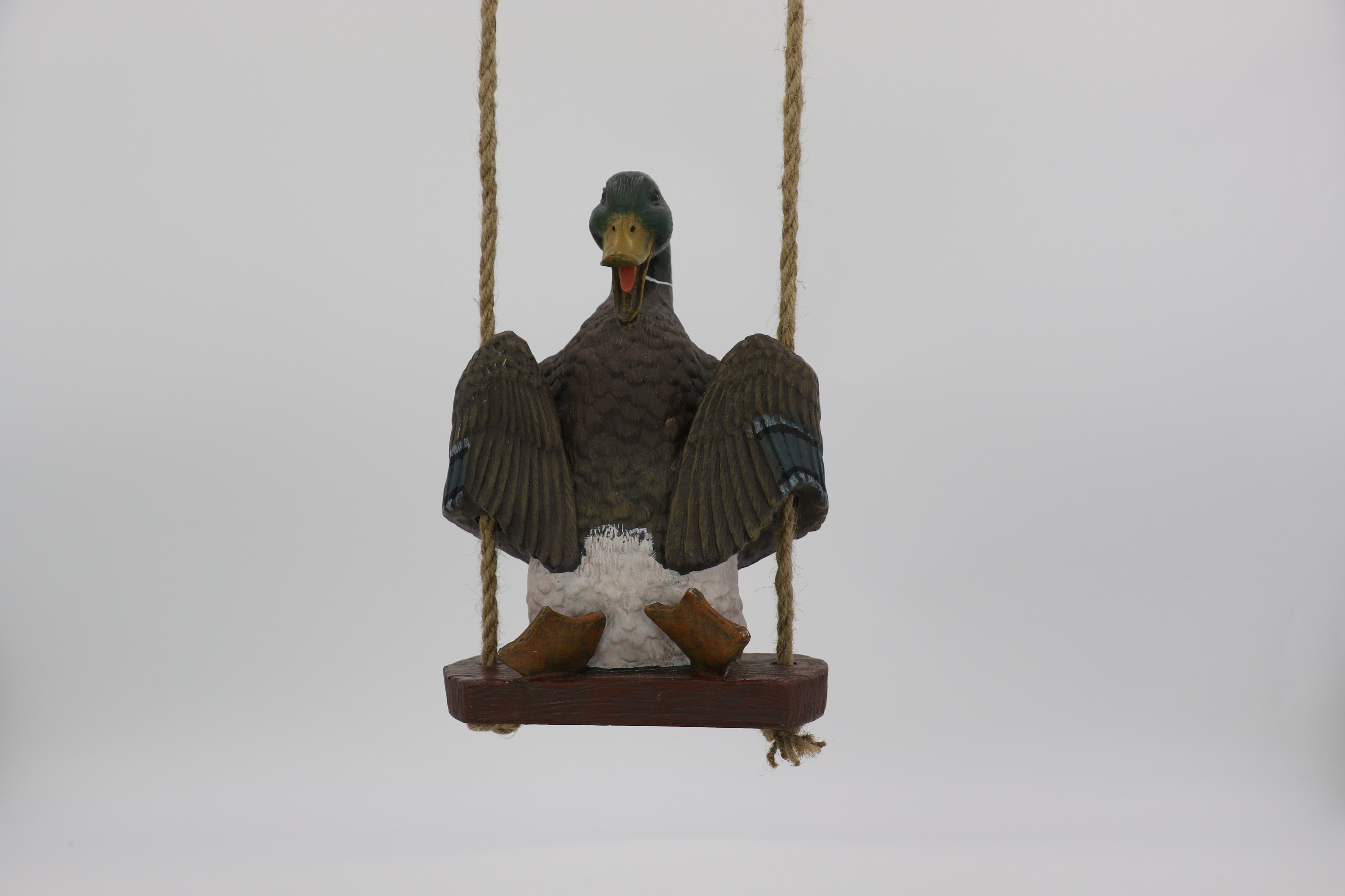 Swinging Animal Garden Ornament (Duck)