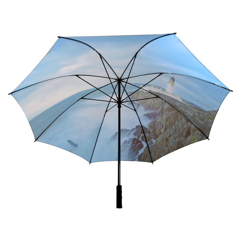 Stick Windproof Gentleman Umbrella Designs Storm proof Landscape Design