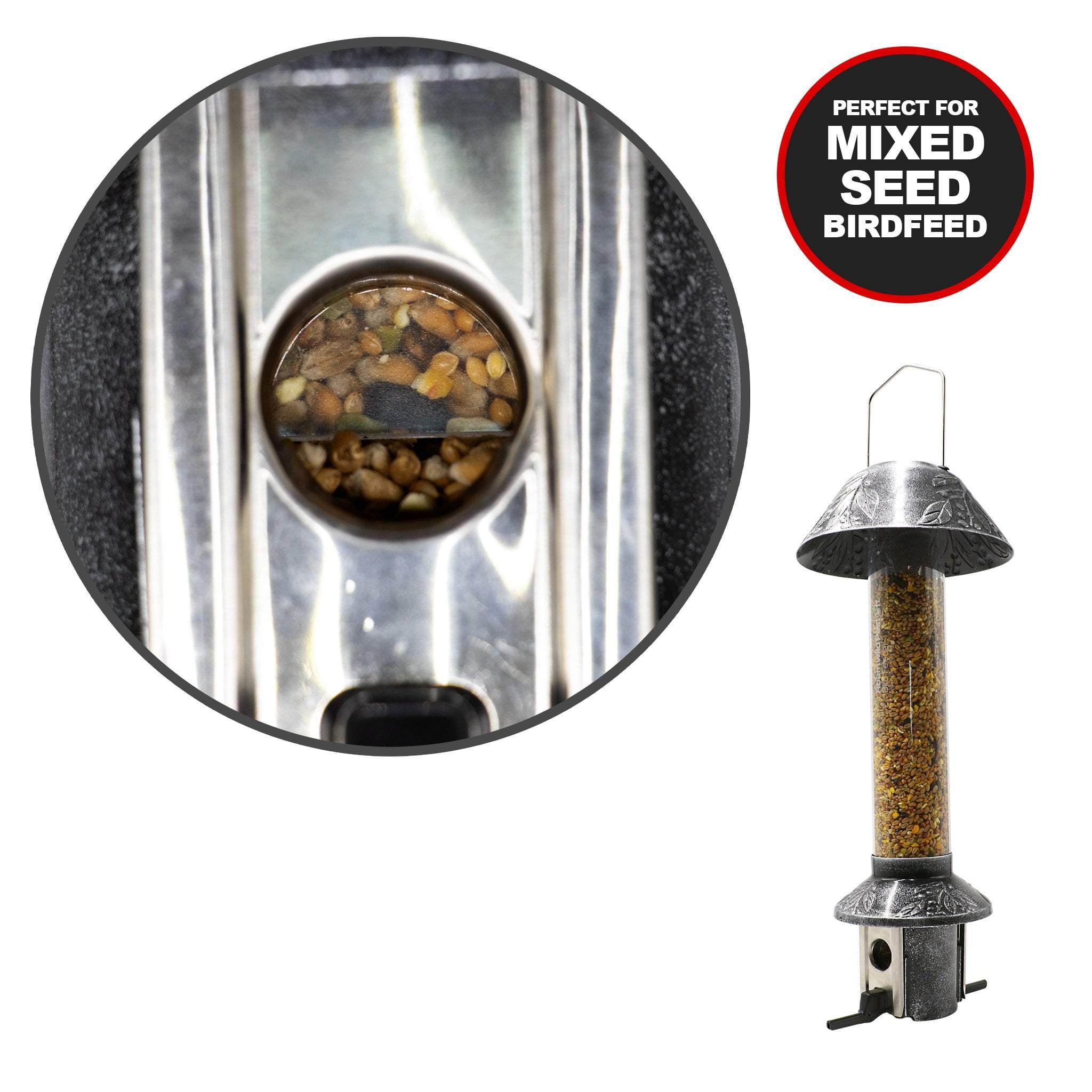 Roamwild PestOff Squirrel Proof Bird Feeder | Exclusive Platinum