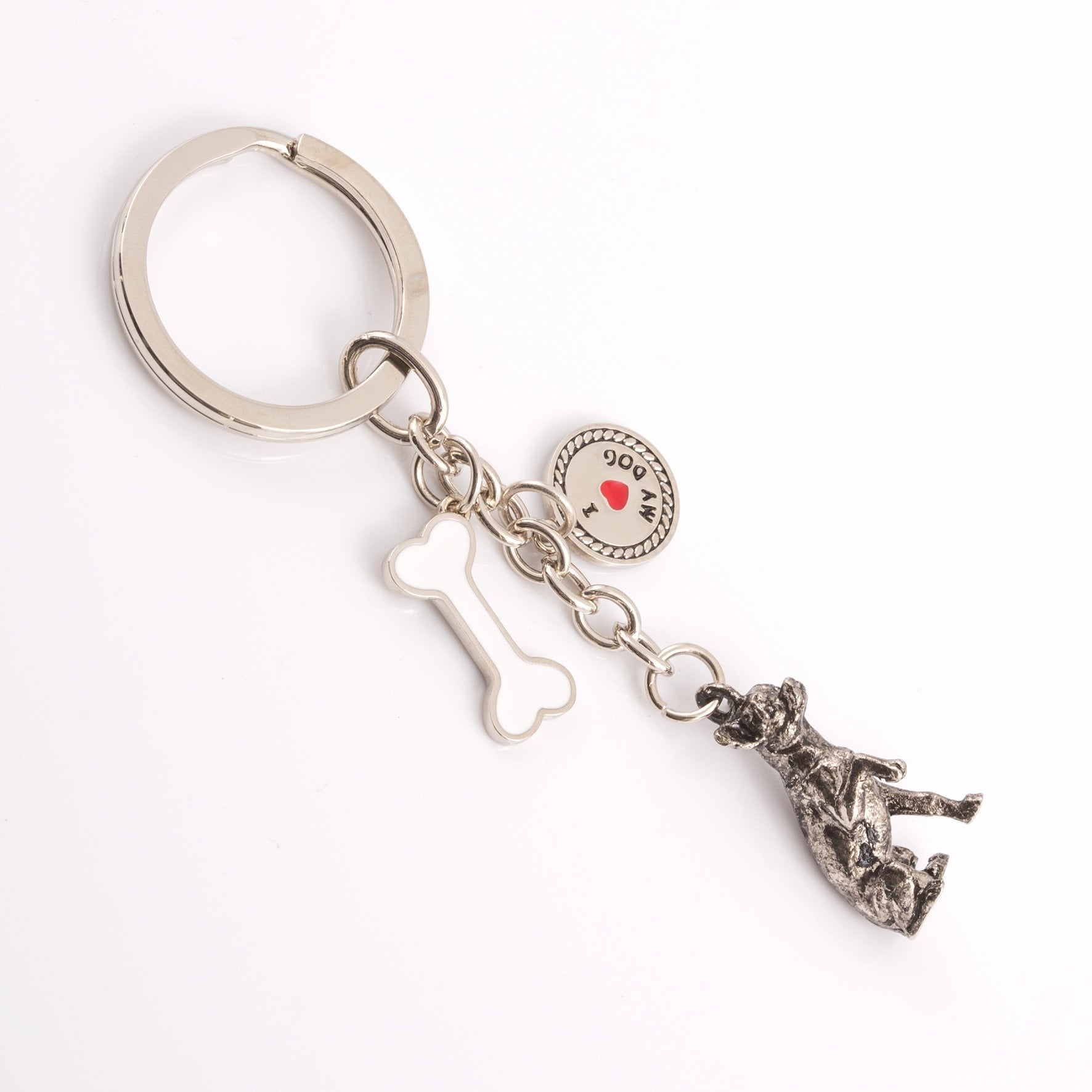 Chihuahua High Detailed Dog Metal Animal Keyring