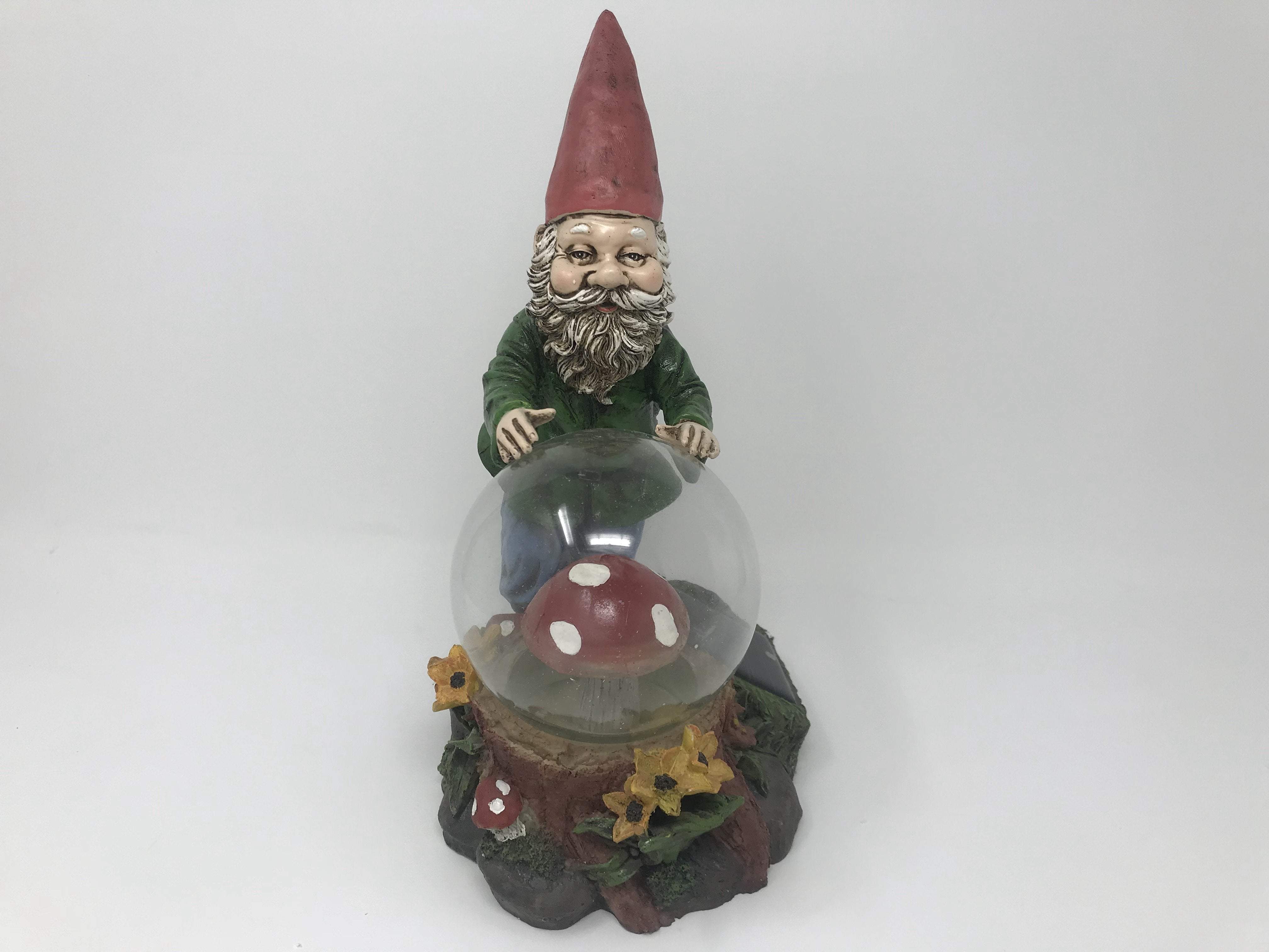 Solar Gnome Statue Garden Ornament