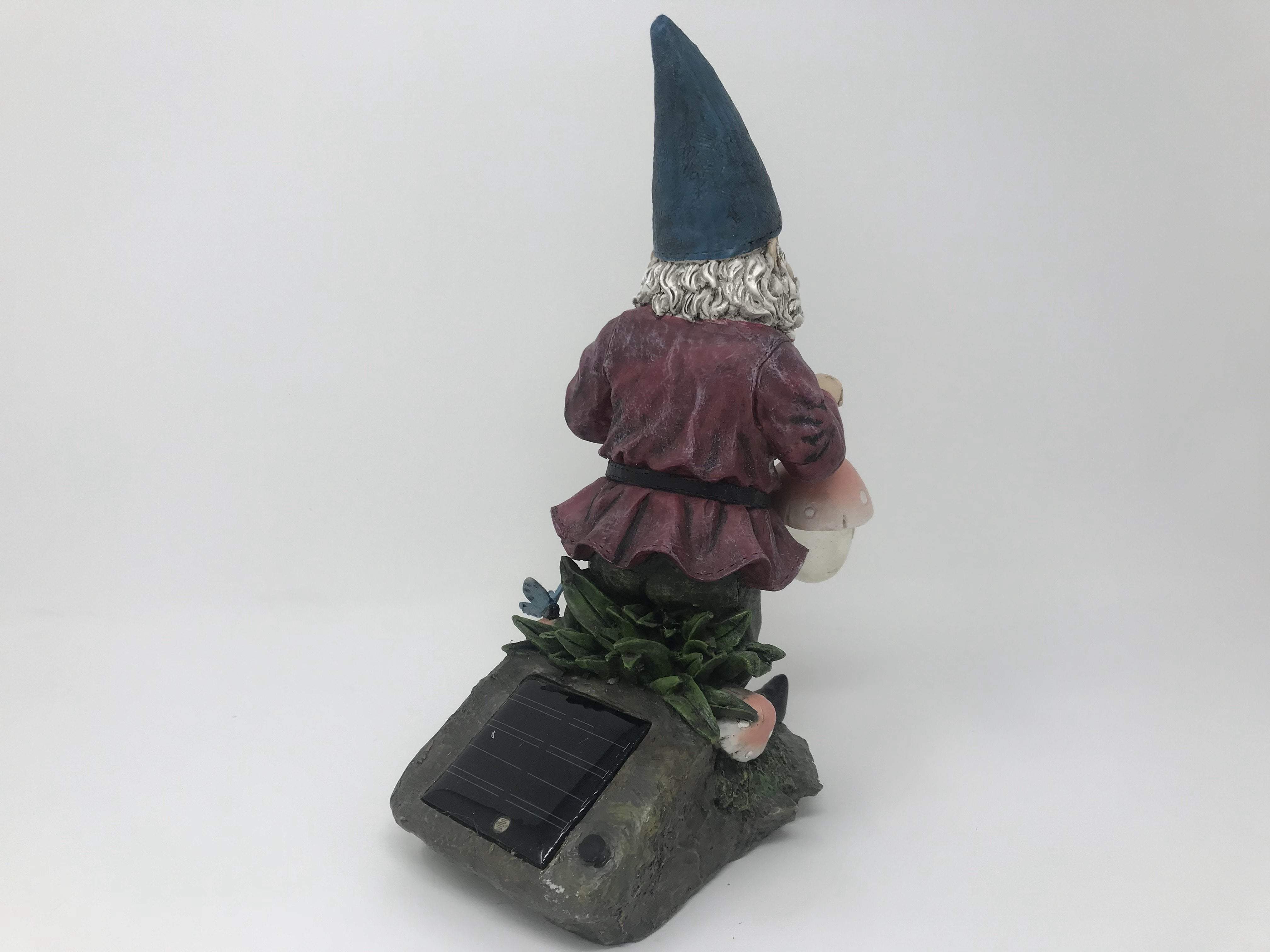 Solar Gnome Statue Garden Ornament