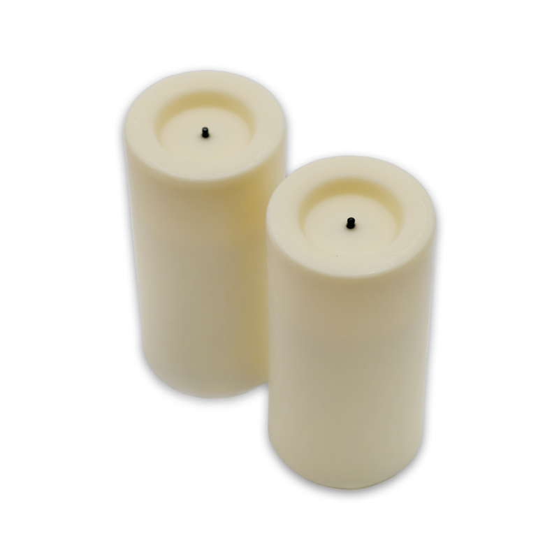 Votive Battery Candles Real Wax 2 Pack