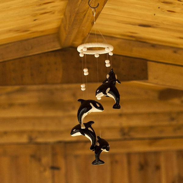 Whale Wind Chime - Hand Crafted Ornamental Wind Chime