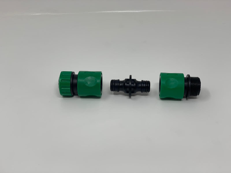 Hose Connector Garden Watering Outdoor Quick Hose end & tap connector doble male join included