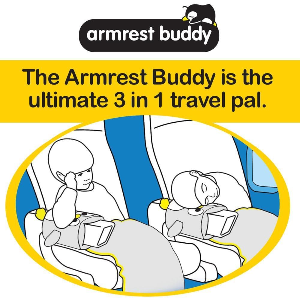 Roamwild Armrest Buddy Children's Travel Pillow & Blanket