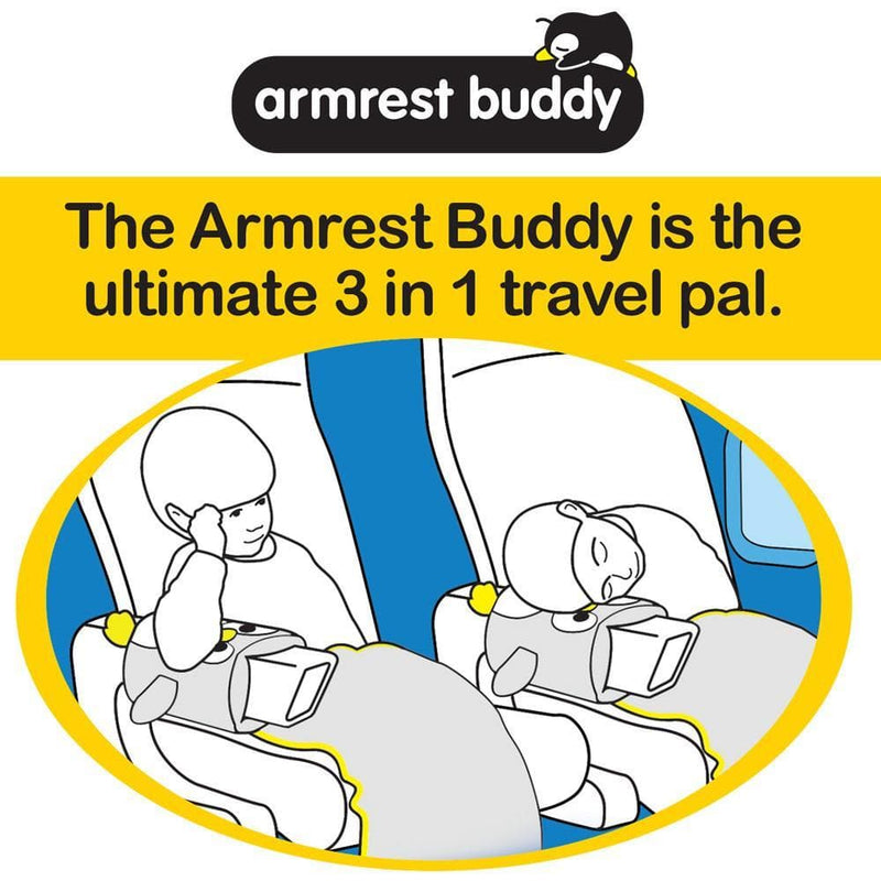Roamwild Armrest Buddy Children's Travel Pillow & Blanket