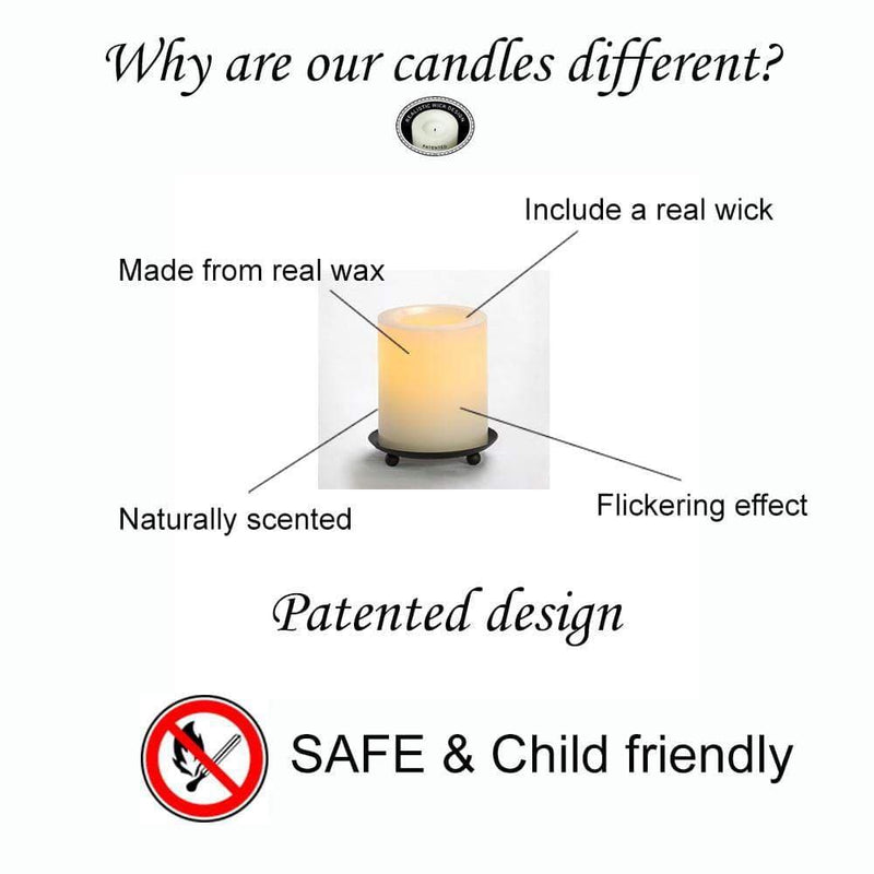 small real wax candles