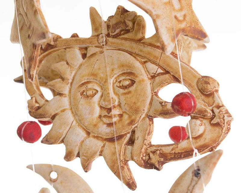 Sun & Moon Wind Chime - Hand Crafted Ornamental Wind Chime