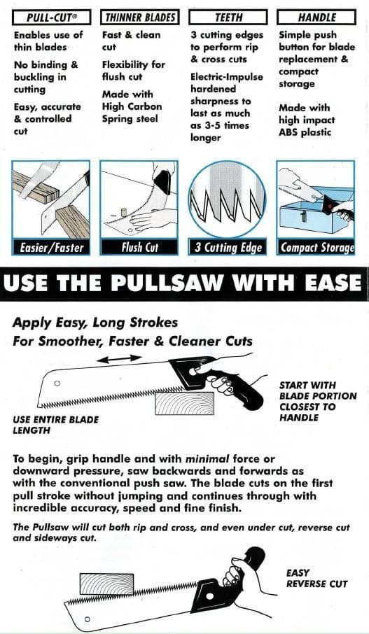 Shark Pullsaw 10-2201 Plastic Pipe Saw
