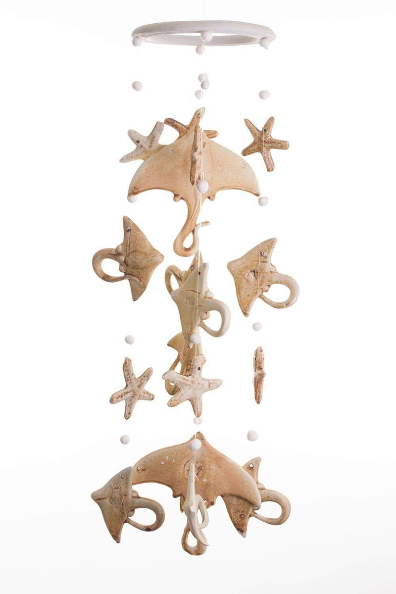Manta Ray Sea Wind Chime - Hand Crafted Ornamental Wind Chime