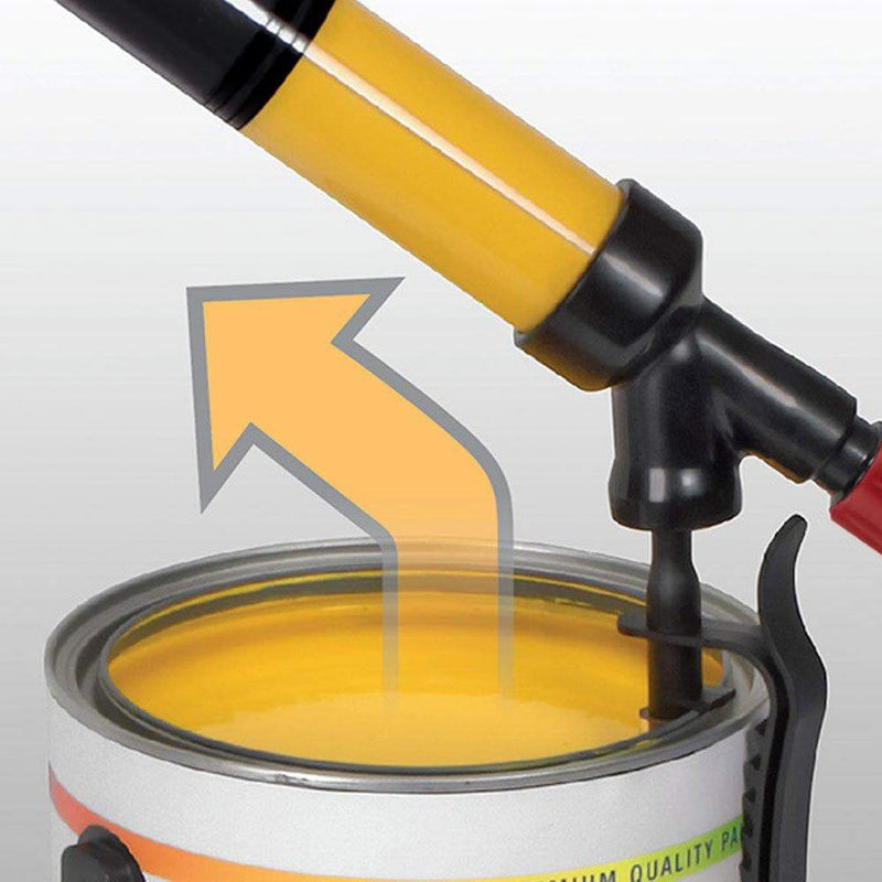 Long Reach Extendable Paint Syringe Roller – Easy Decorating For Interior and Exterior Walls & Ceilings