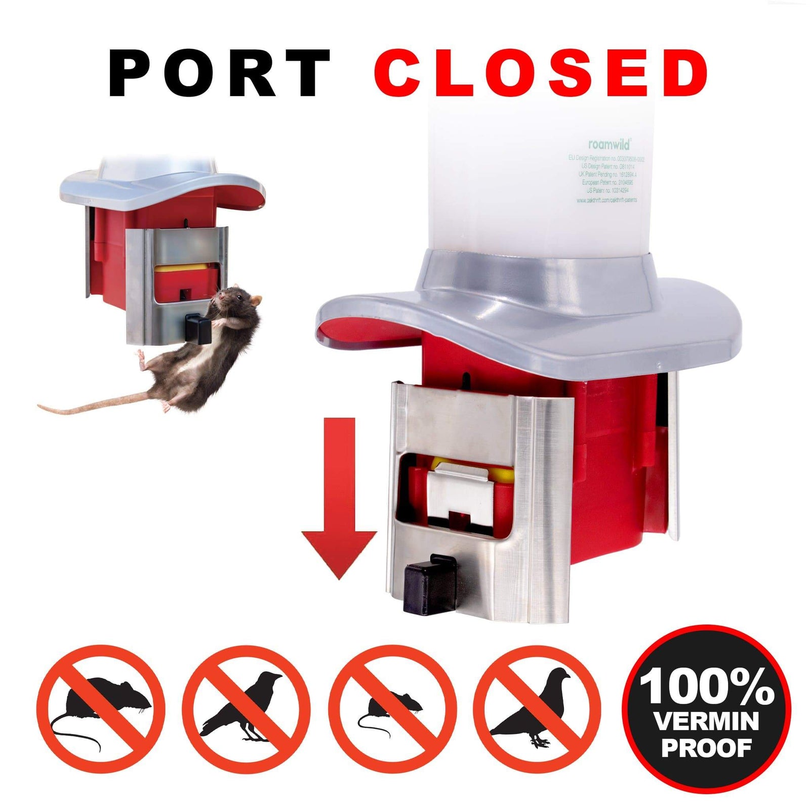 PestOff Chicken Feeder Rat & Pest Proof Poultry Feeder