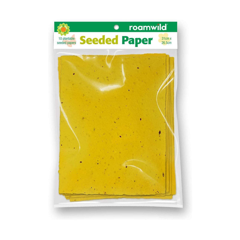 Roamwild Seeded Paper – Pack of 10 Plantable Seed Paper - Roamwild