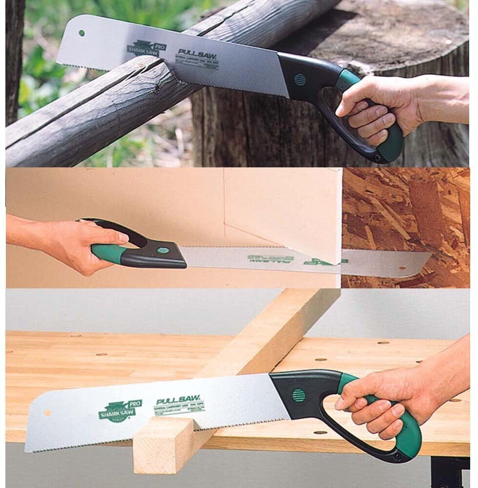 SHARK SAW Japanese Wood Saw – Single Edge 300mm Kataba Blade – Replaceable