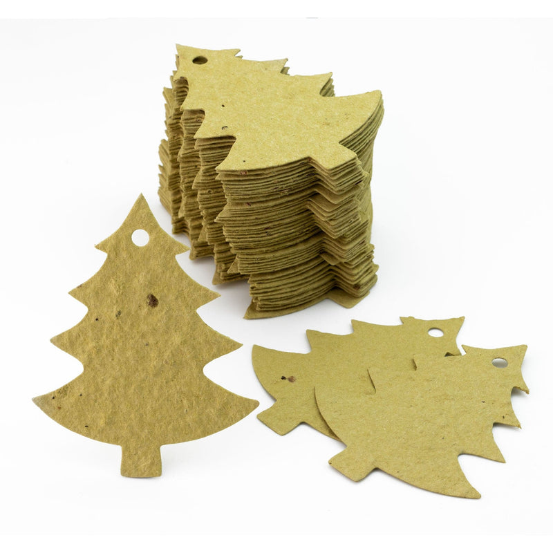 Roamwild Seeded Paper Shapes - Pack Of 100 (Christmas Tree)