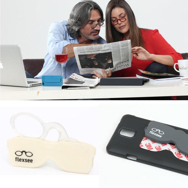 Flexsee - The Tiny Unbreakable Travel Reading Glasses - OPAQUE